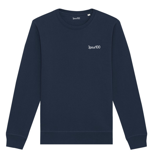 Crewneck Navy 3Pour100