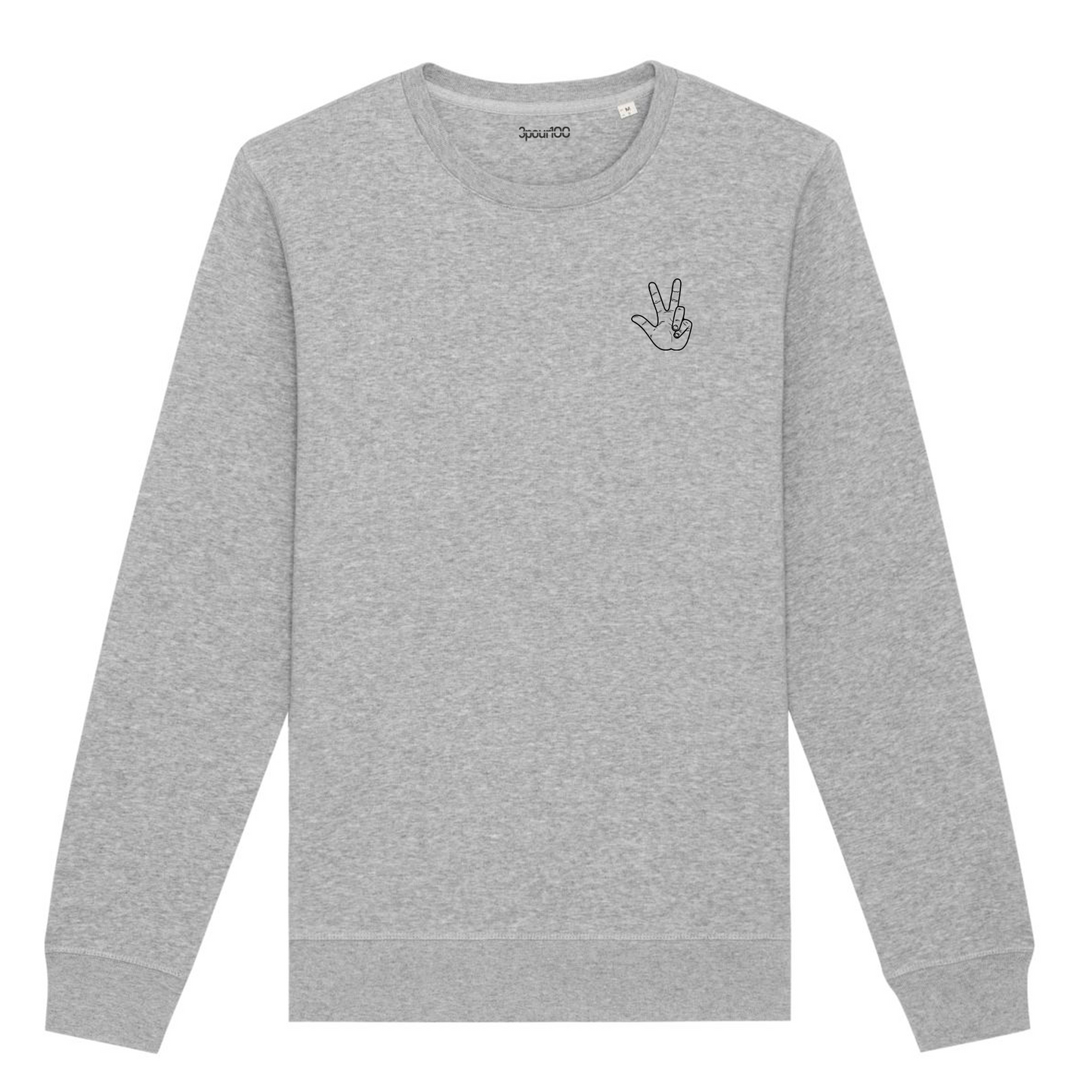 Crewneck Gris Logo Main