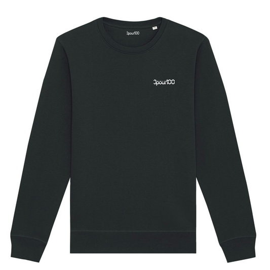 Crewneck Noir 3Pour100