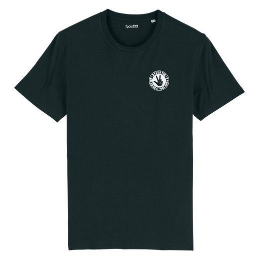 T-shirt Noir Logo rond