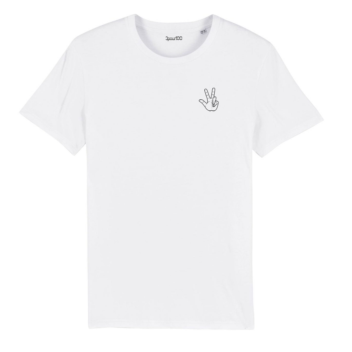 T-shirt Blanc Logo Main