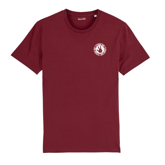 T-shirt Bordeaux Logo rond